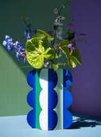 Vase en papier RIVIERA Bleu - Octaevo