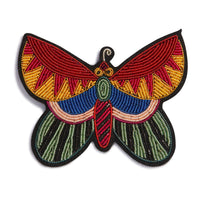 Broche "Papillon" brodée main - Macon&Lesquoy