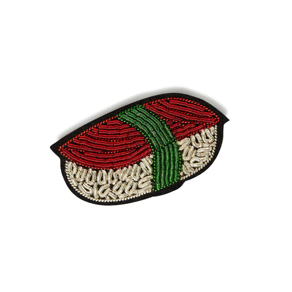 Broche "Sushi" brodée main - Macon&Lesquoy