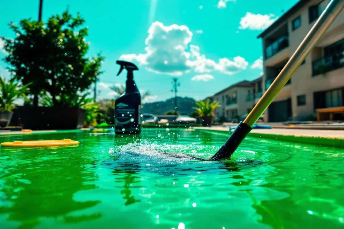 Eau de piscine verte : 4 remèdes de grand mère