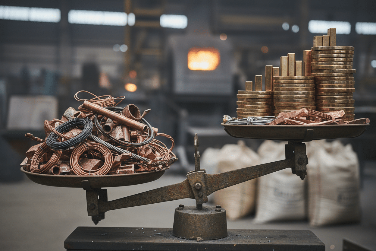 quel est le prix du cuivre au kilo